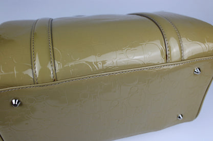 Dior Monogram Patent Boston Bag 2008