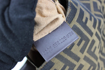 Fendi Zucca Oyster Shoulder Bag