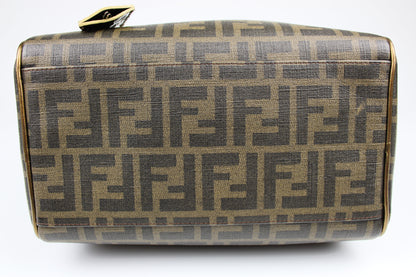 Fendi Zucca Spalmati Palazzo Print Boston Bag 2007