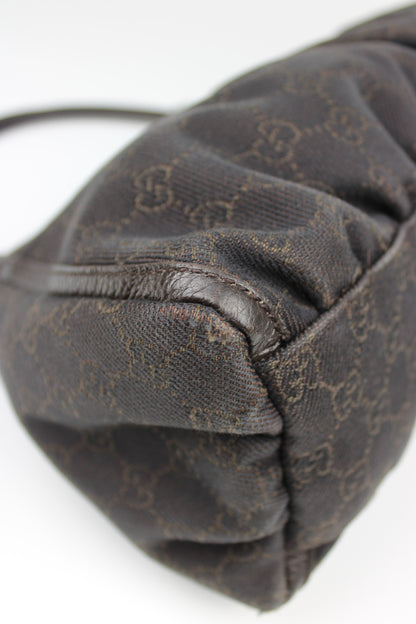 Gucci Monogram Abbey Denim Bag