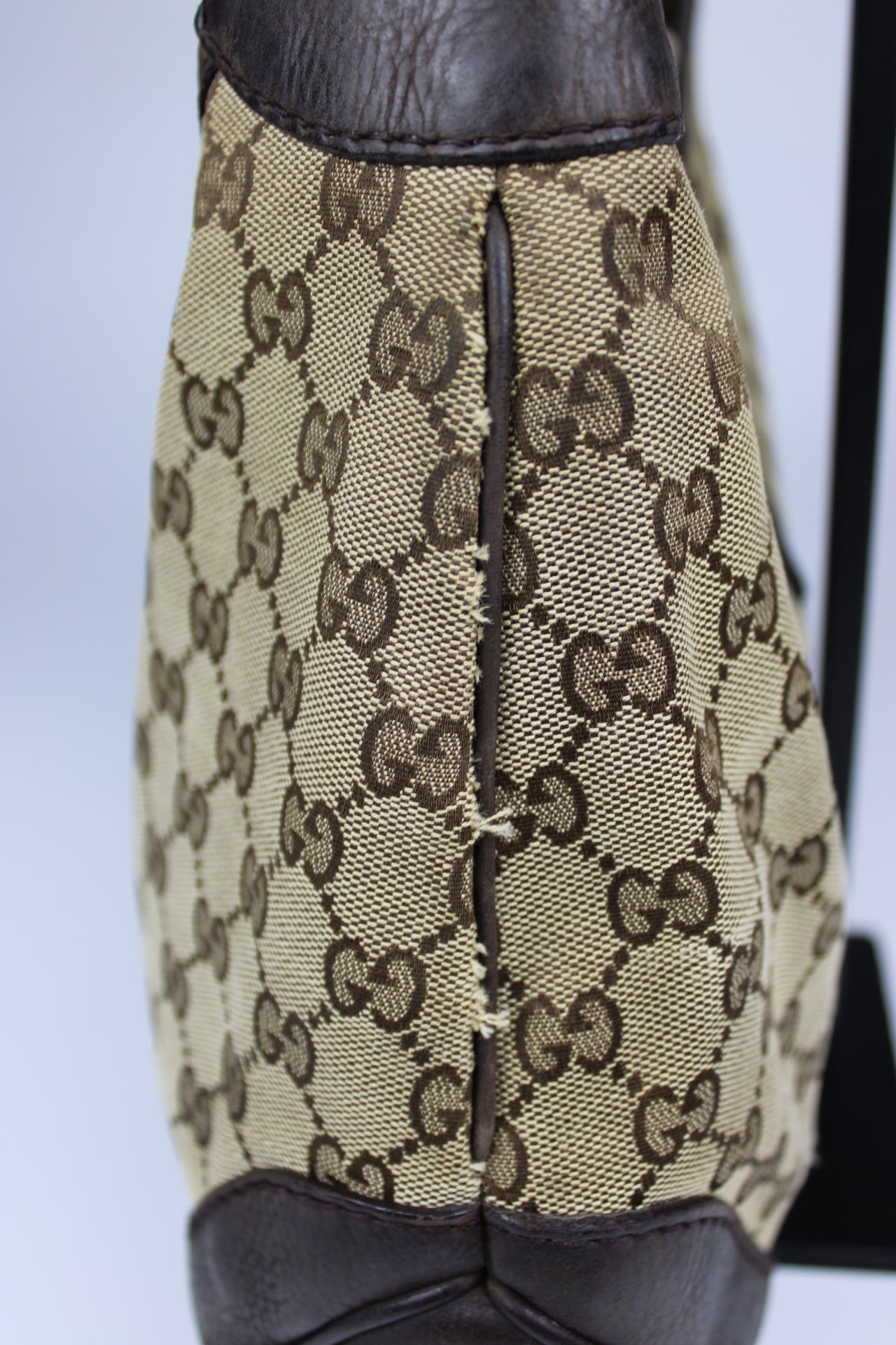 Gucci Monogram Hobo Jackie Bag