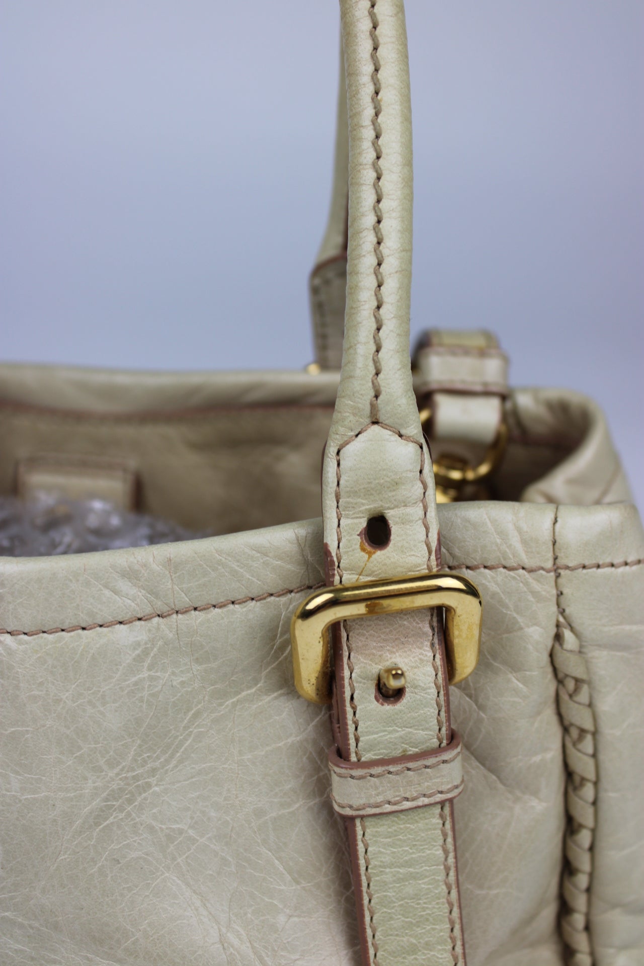Prada Vitello Shine 2-Way Bow Bag