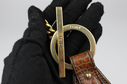 Fendi Zucca Chain Strap Bag