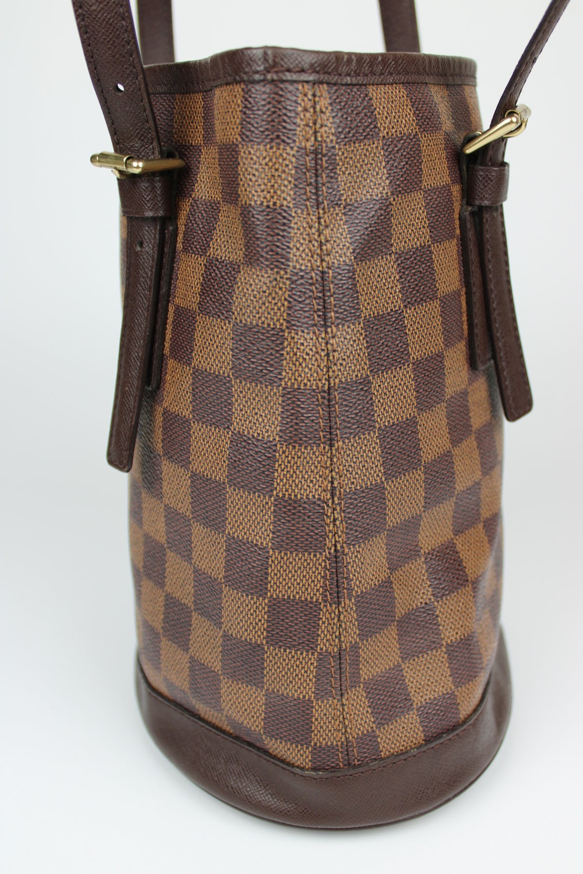 Pre-owned Louis Vuitton Damier Ebene Bucket Bag 1998