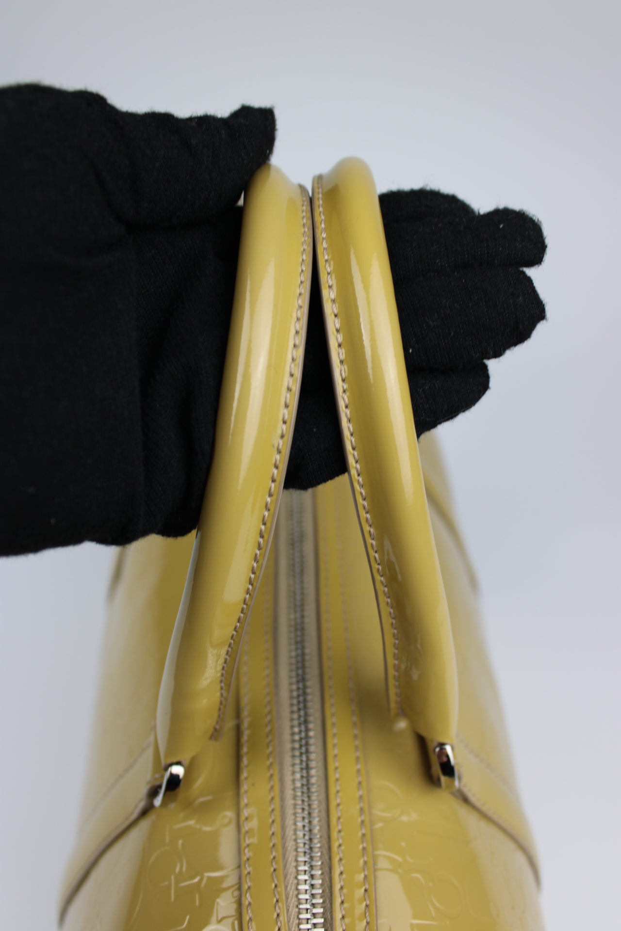 Dior Monogram Patent Boston Bag 2008