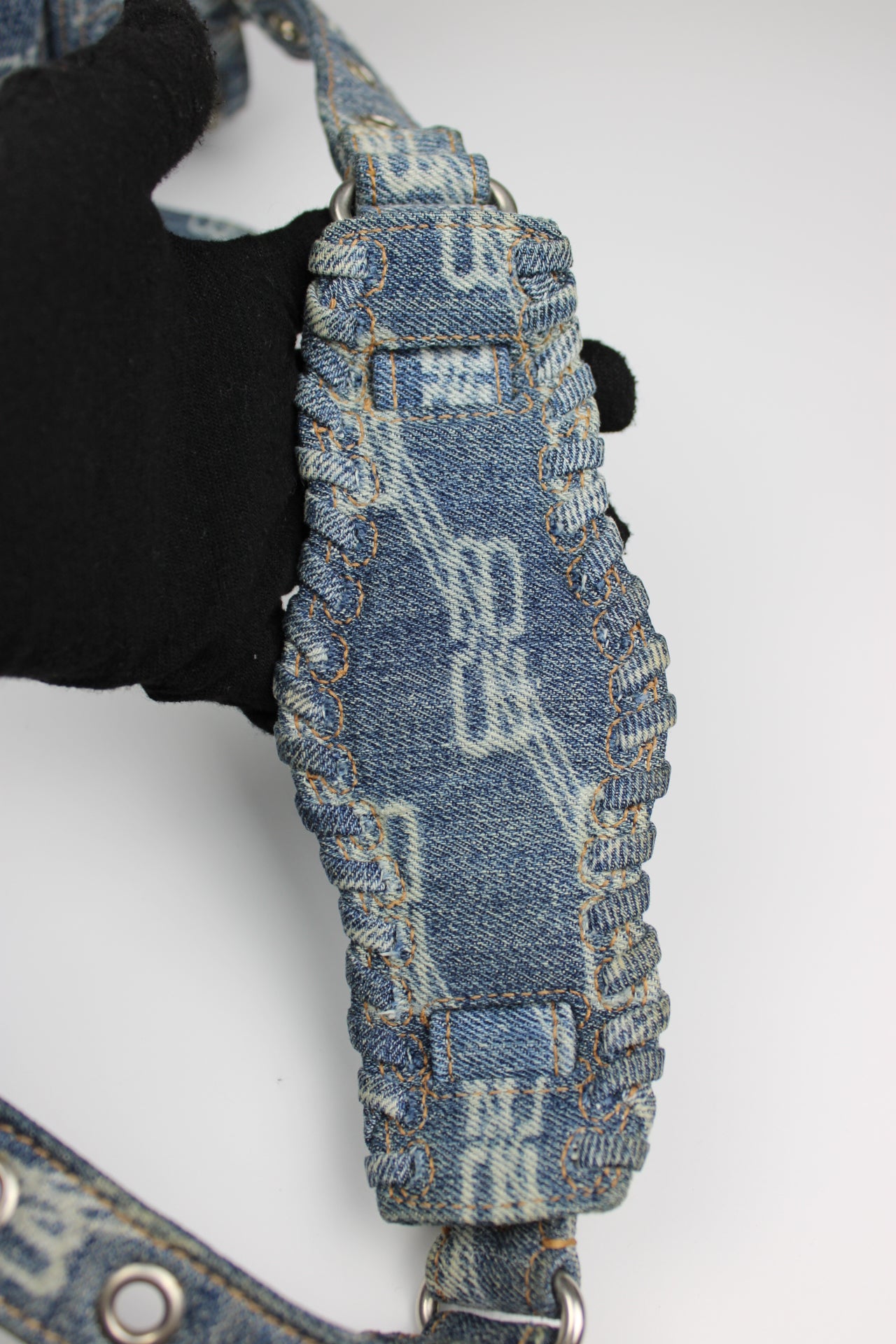 Balenciaga Denim Neo Cagole XS City Bag