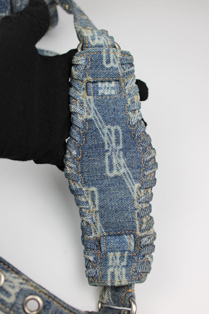 Balenciaga Denim Neo Cagole XS City Bag