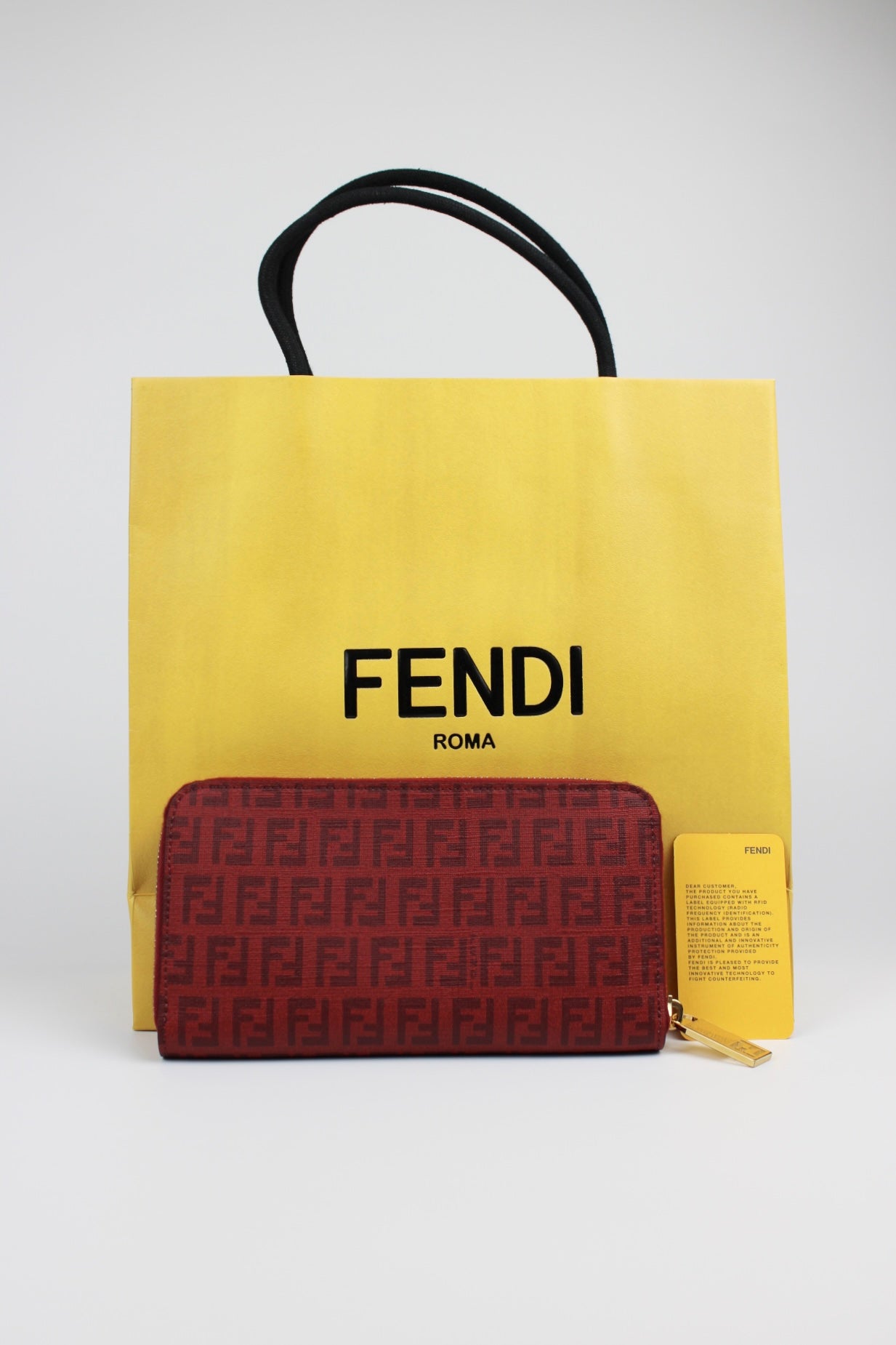 Fendi Zucchino Long Wallet