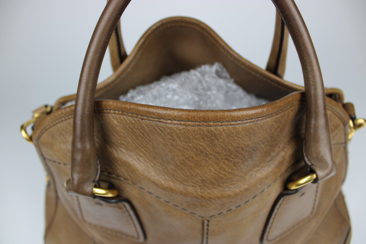 Prada Cervo Bowling Hobo 2-Way Bag