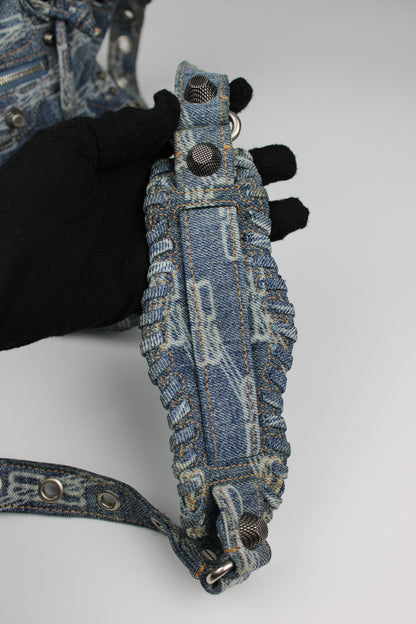 Balenciaga Denim Neo Cagole XS City Bag