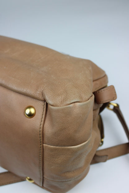 Miu Miu Leather Hobo Bag