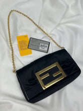 Load image into Gallery viewer, Fendi Mia Satin Pochette Bag
