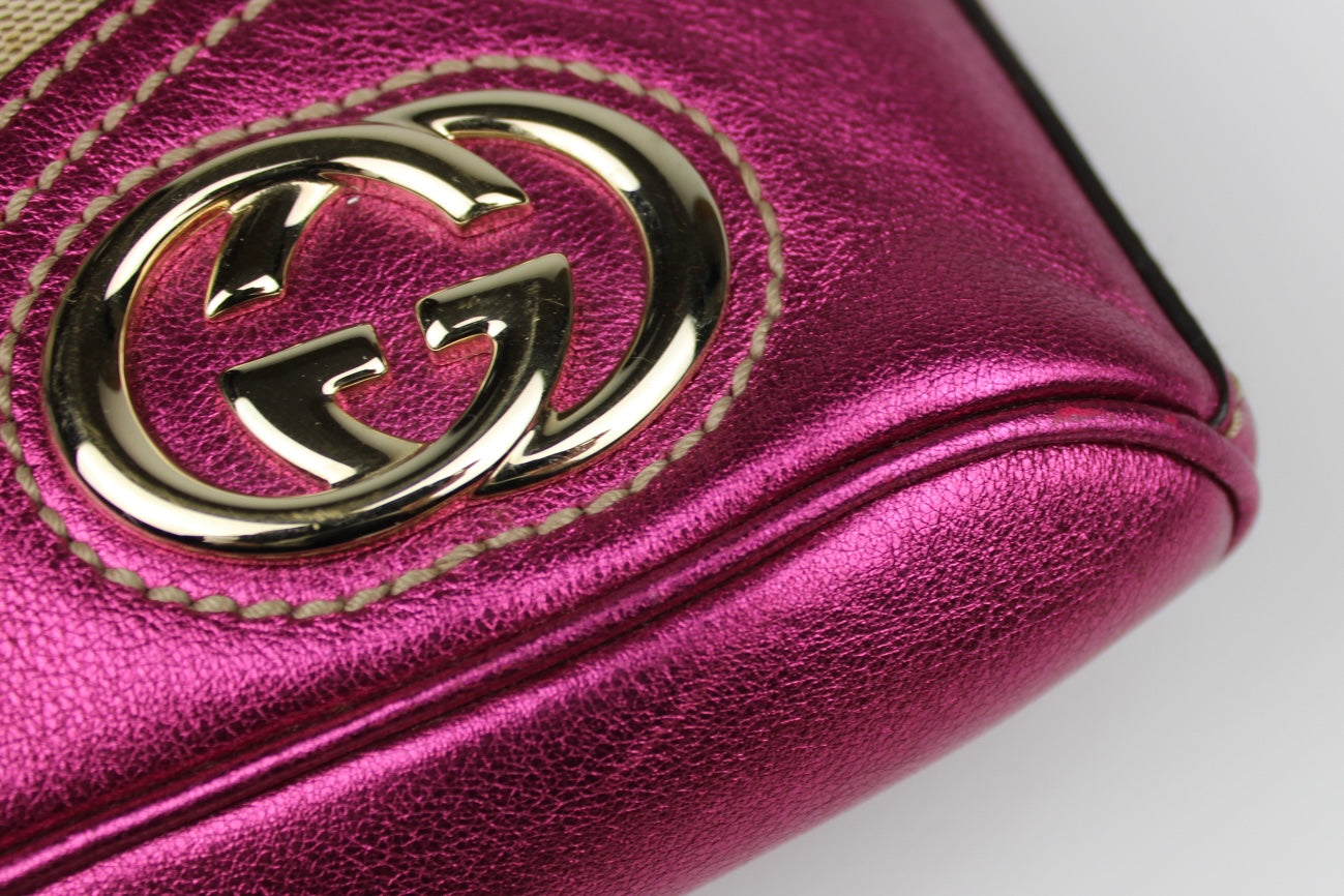 Gucci Monogram Britt Hobo Bag