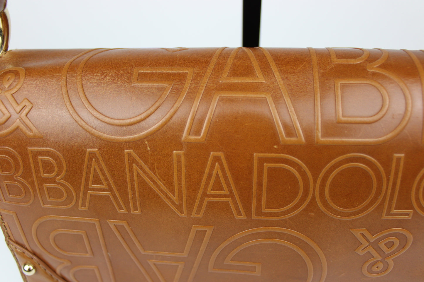 Dolce & Gabbana Leather Baguette Shoulder Bag