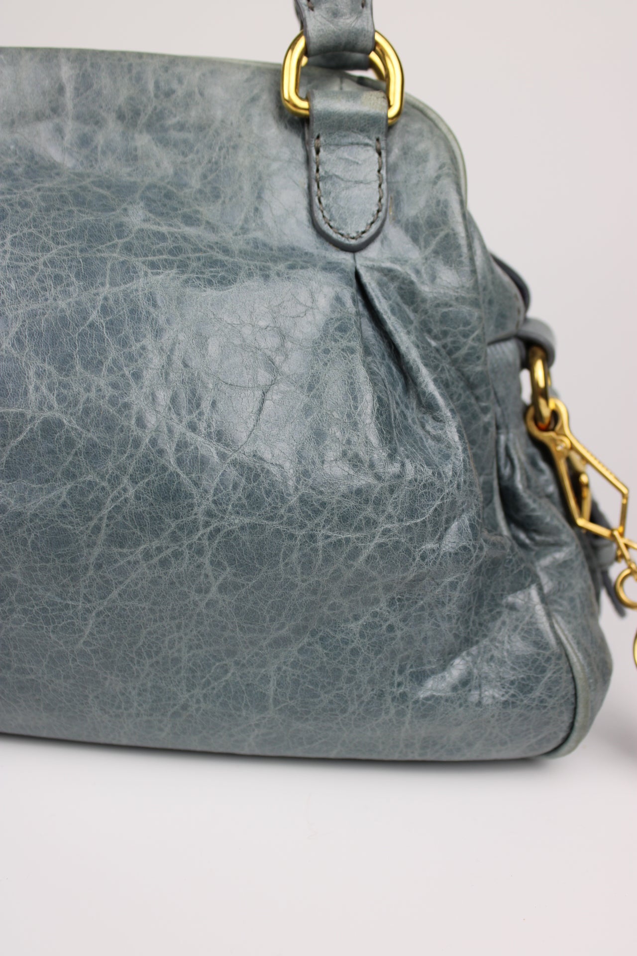 Miu Miu Nappa Charm Leather Bag 2009