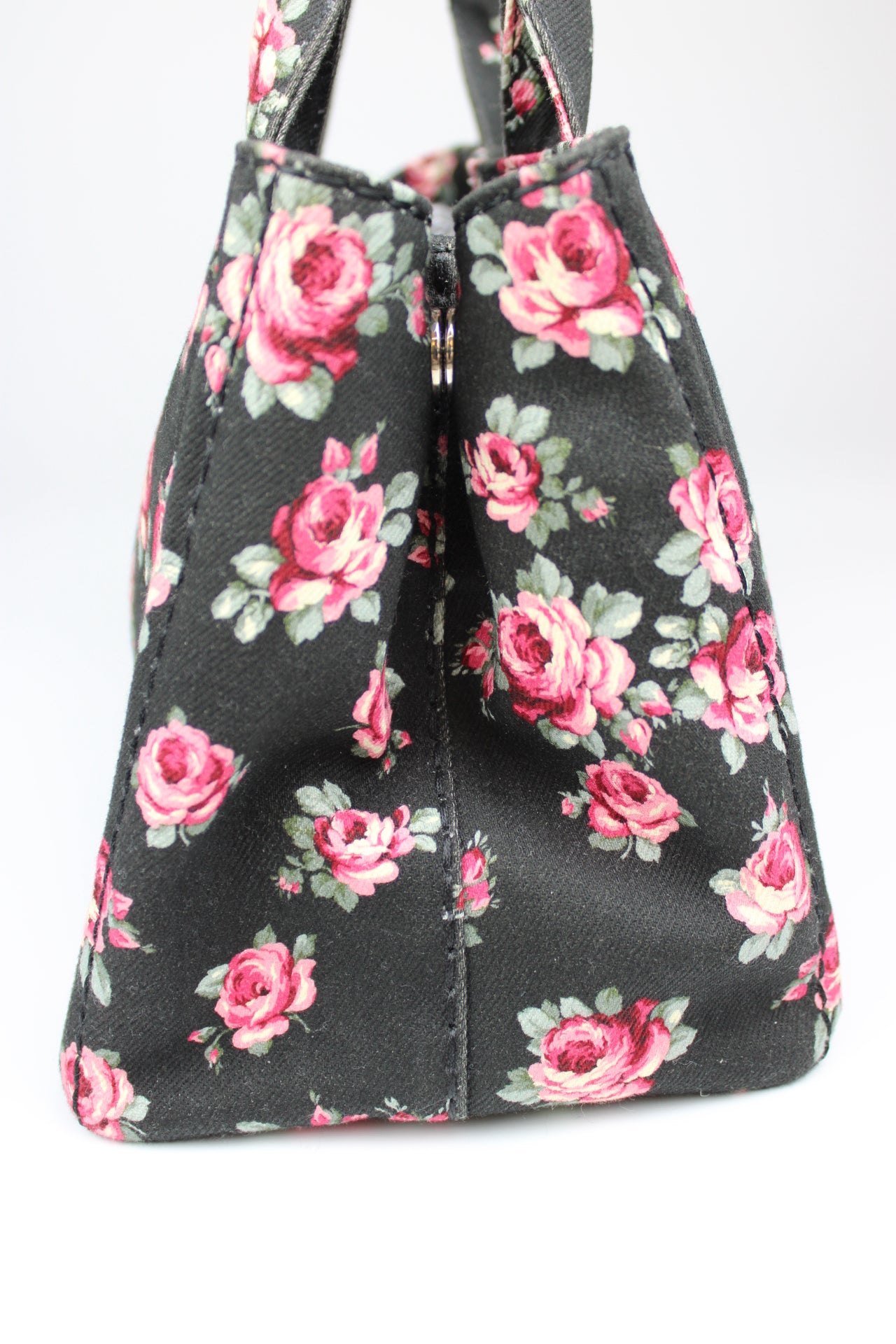 Prada Floral Canapa Bag
