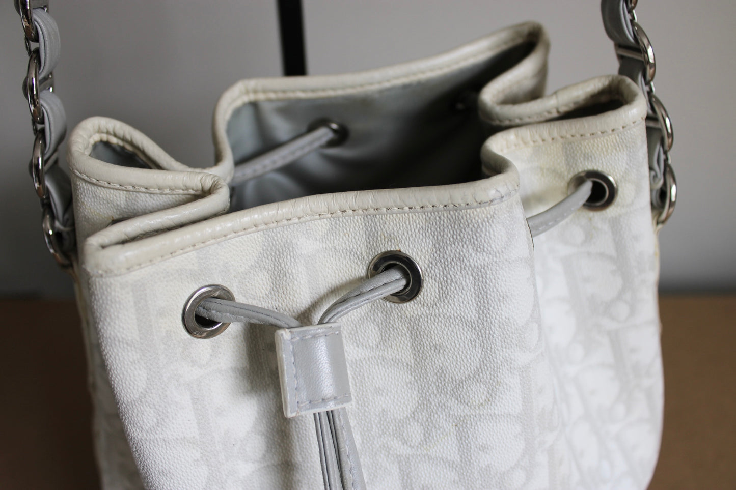 Dior Monogram Romantique Mini Bucket Bag 2007