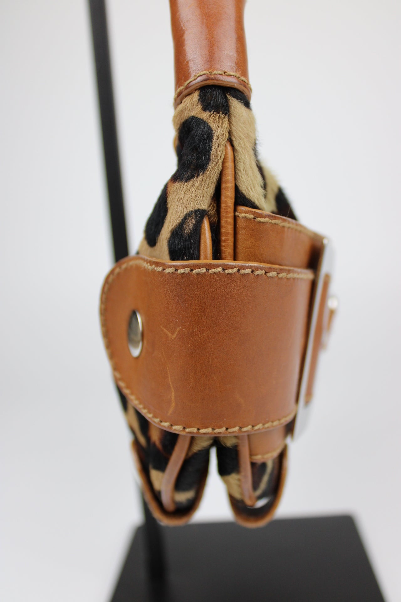 Dolce & Gabbana Pony Hair Leopard Print Bag