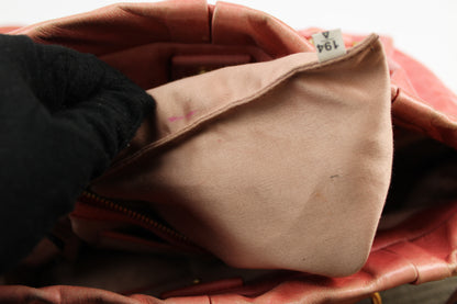 Pre-owned Miu Miu Vitello Lux Pink 2-Way Tote Bag
