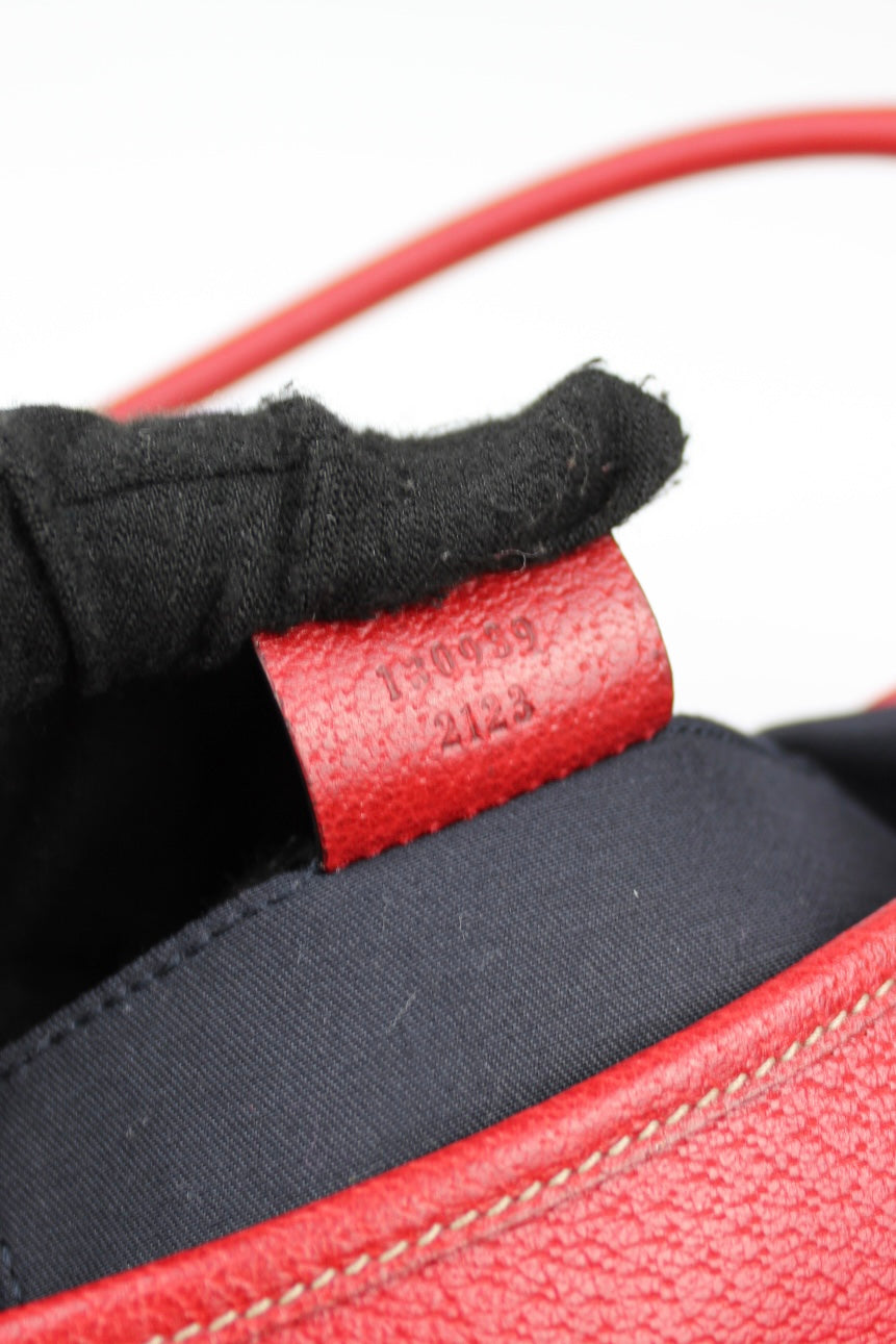 Gucci Abbey Leather Pochette Bag