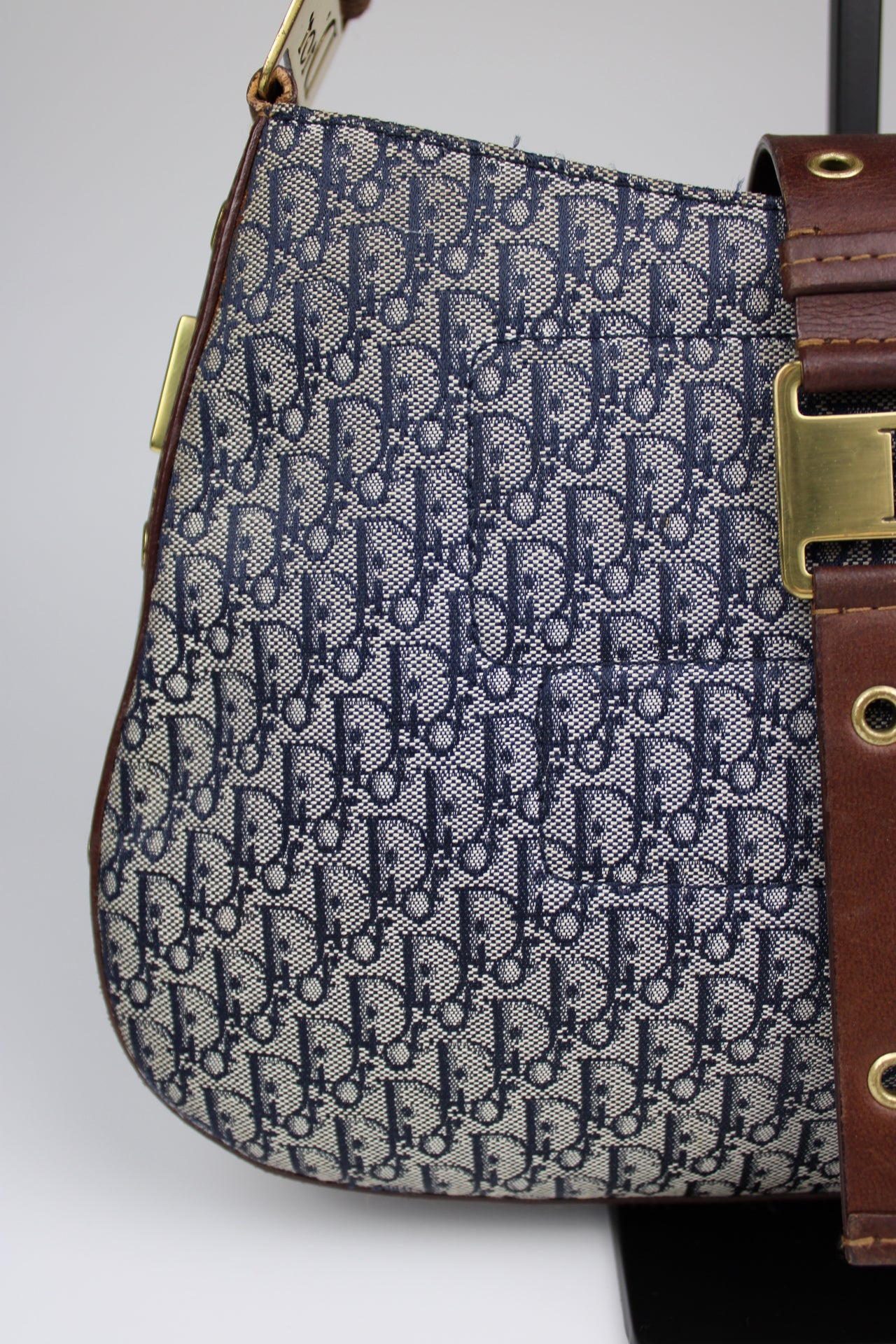 Dior Monogram Columbus Hobo Bag 2002