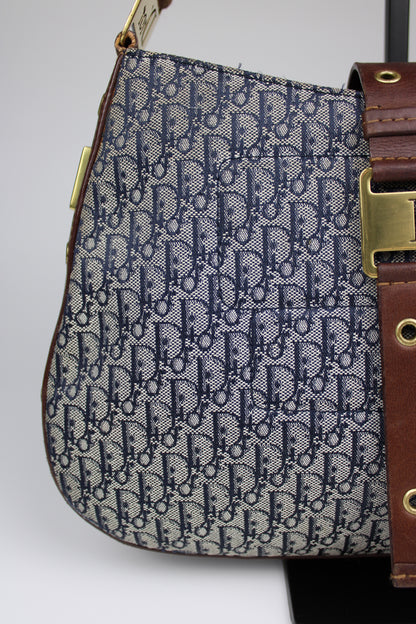 Dior Monogram Columbus Hobo Bag 2002