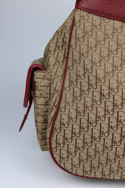Dior Monogram Columbus Hobo Bag 2006