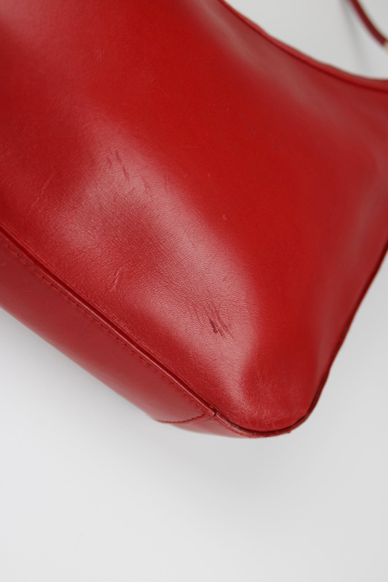 Gucci Leather Shoulder Bag 1990s