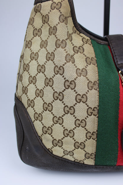 Gucci Monogram Hobo Jackie Bag