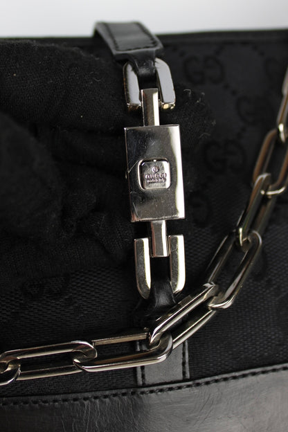 Gucci Monogram Chain Strap Mini Jackie Bag (Restored)