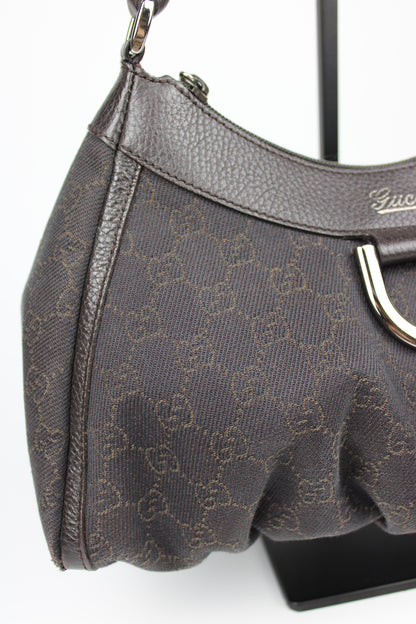 Gucci Monogram Abbey Denim Bag