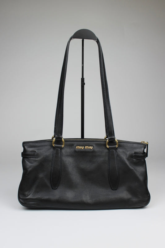 Miu Miu Nappa Leather East/West Shopping Shoulder Bag 2009
