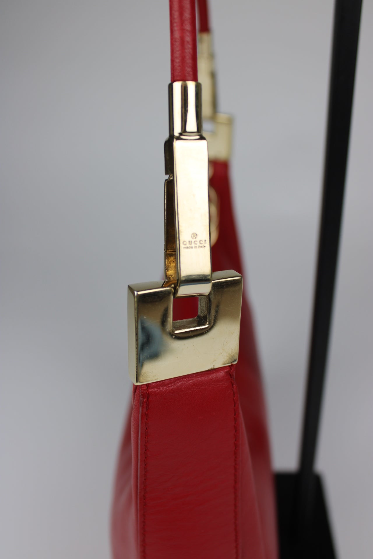 Gucci Leather Shoulder Bag 1990s