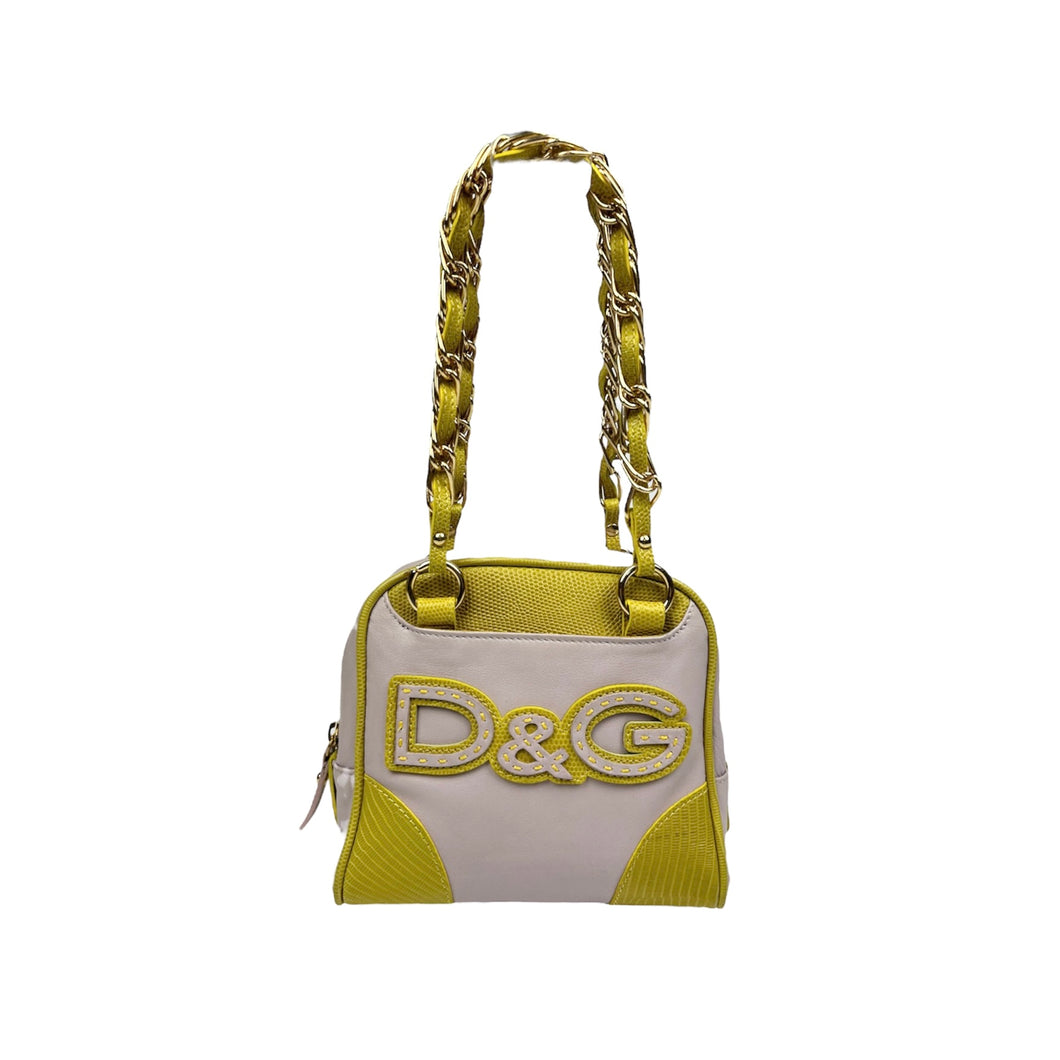 Dolce & Gabbana Logo Leather Bag