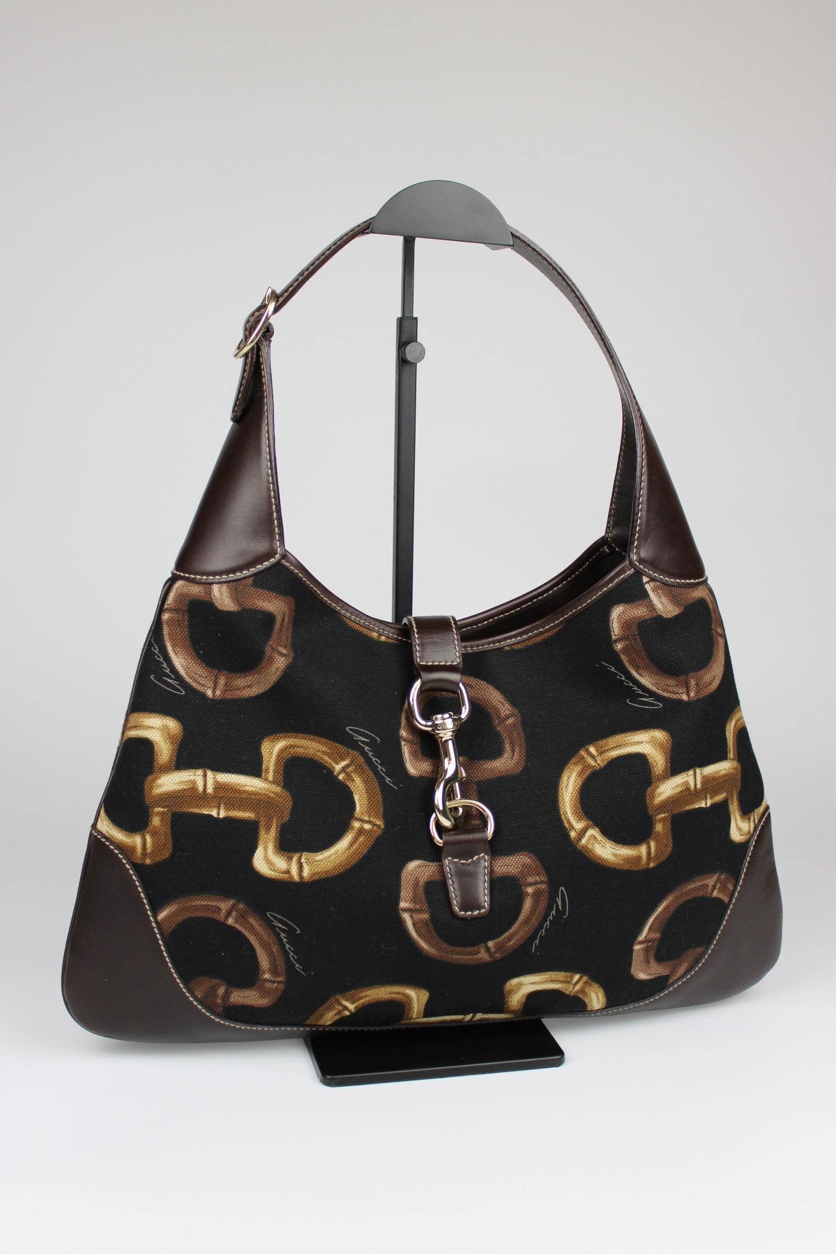 Gucci Horsebit Print Jackie Bag
