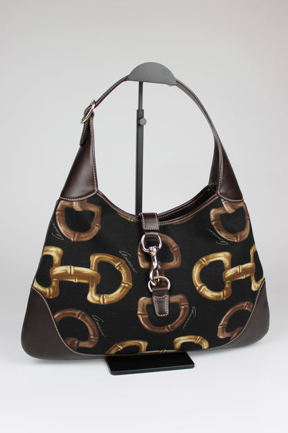 Gucci Horsebit Print Jackie Bag