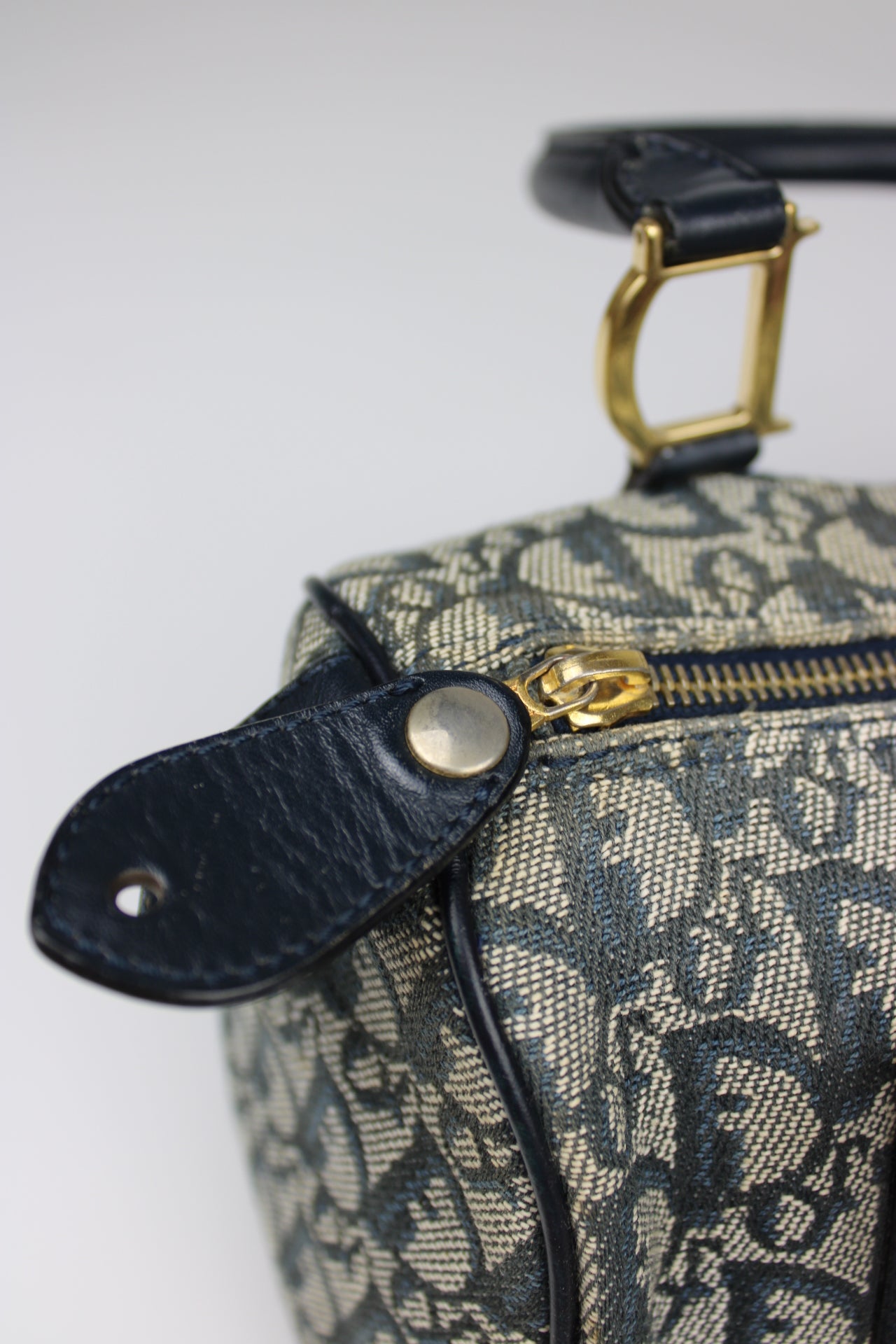 Dior Monogram Trotter Boston Bag 2002