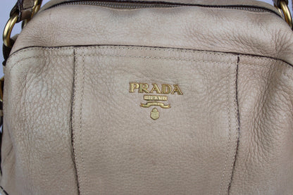 Pre-owned Prada Cervo Leather Hobo Bag