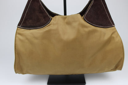 Prada Nylon Chain Strap Hobo Bag