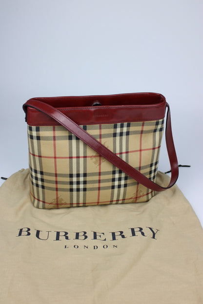Burberry Haymarket Shoulder Bag 2003