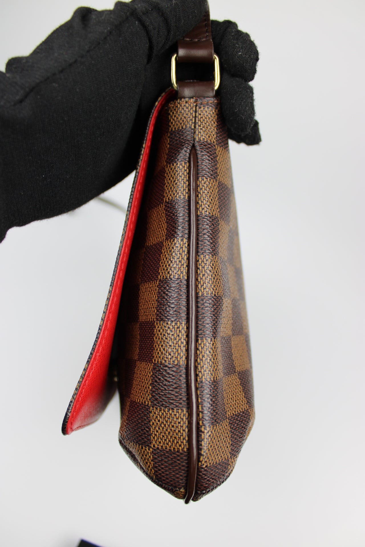 Louis Vuitton Damier Ebene Musette Cross Body Bag 2006