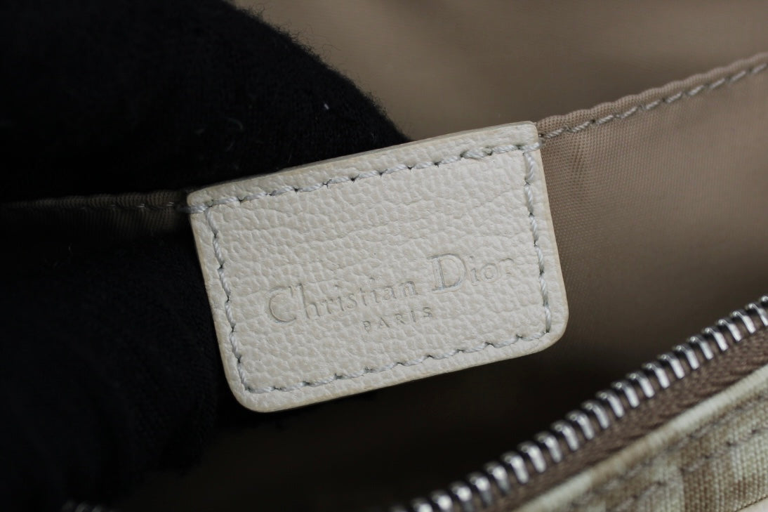 Dior Monogram Embroidered Pochette Bag 2005