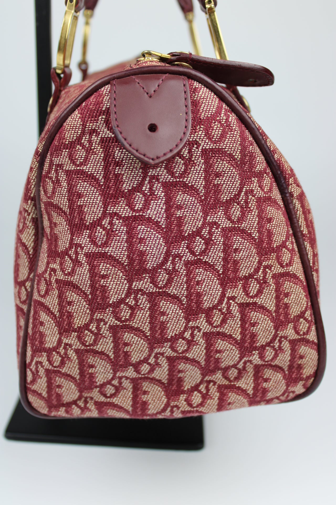 Dior Monogram Trotter Boston Bag 2004