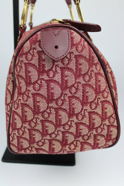 Dior Monogram Trotter Boston Bag 2004