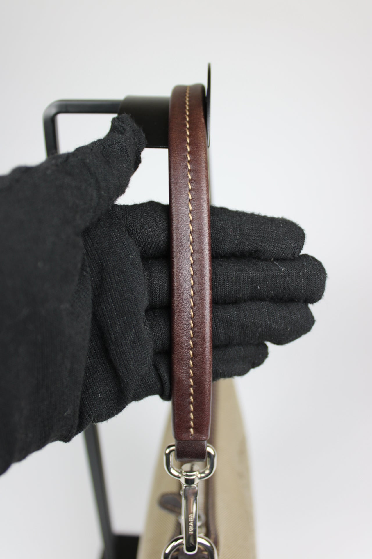 Prada Canvas Mini Hobo Bag