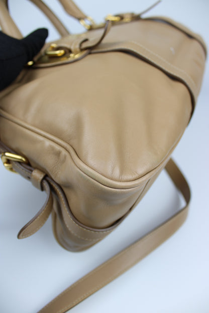 Prada Cuoio Soft Calfskin 2-Way Bag