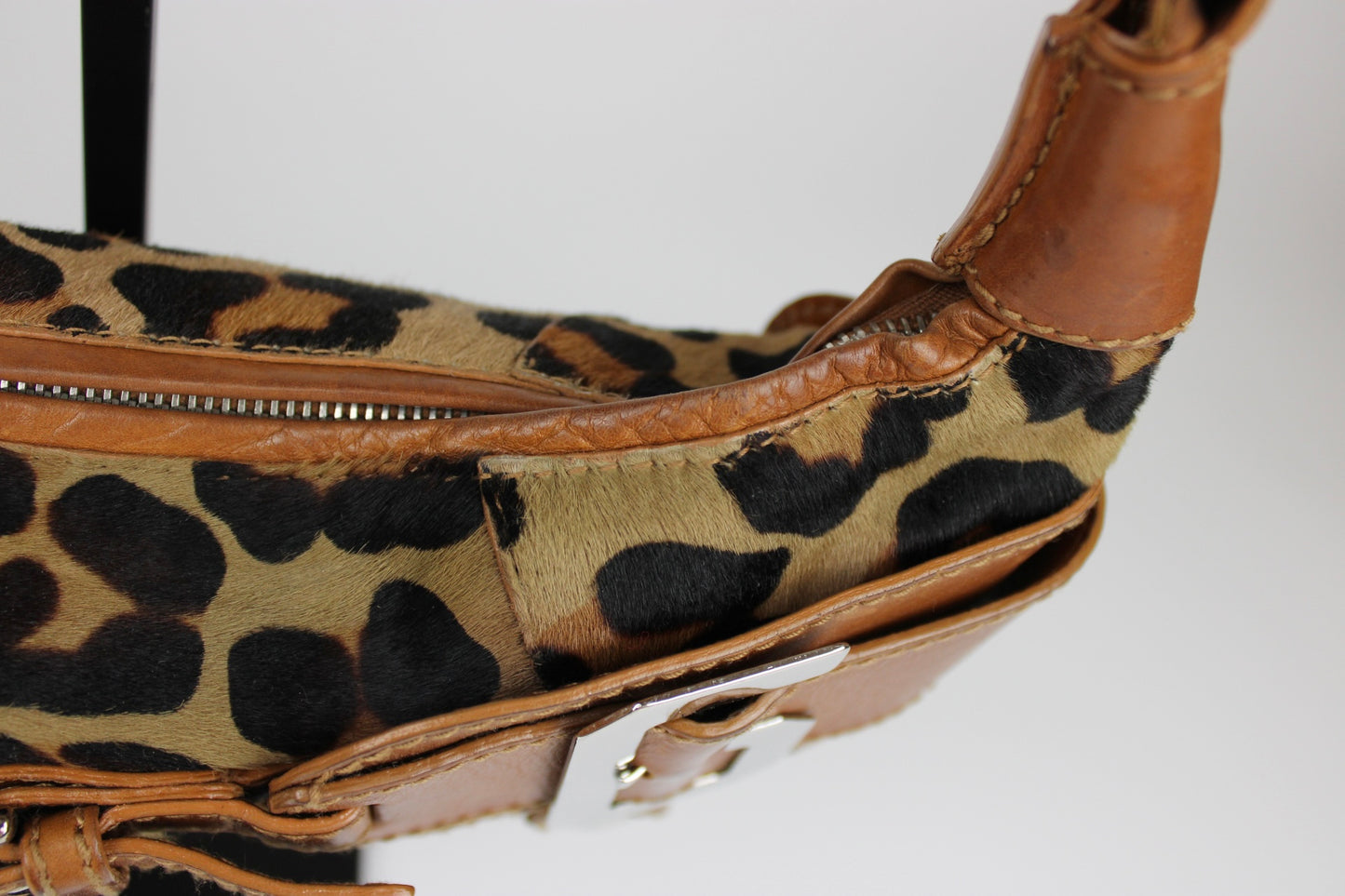Dolce & Gabbana Pony Hair Leopard Print Bag