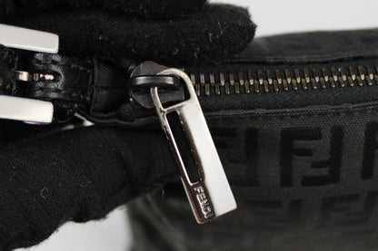Fendi Zucchino Black Cross Body Bag