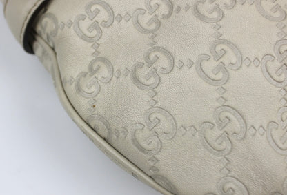 Pre-owned Gucci Monogram 85th Anniversary Leather Jackie Bag