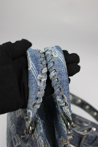 Balenciaga Denim Neo Cagole XS City Bag